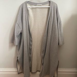OAK + FORT Open Front Cardigan